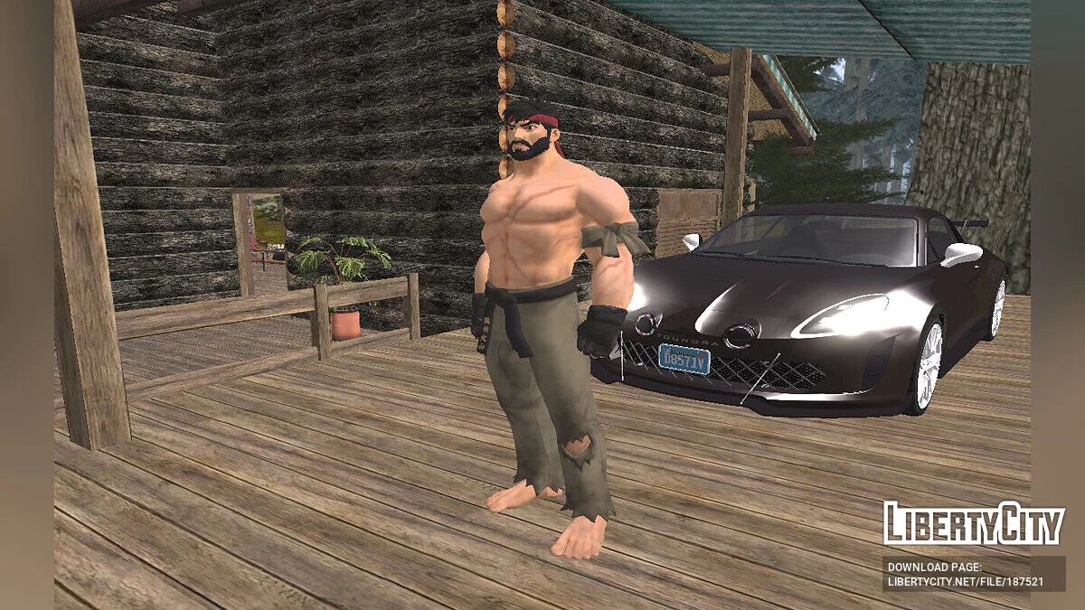 Рю Баттл из Fortnite / GTA San Andreas