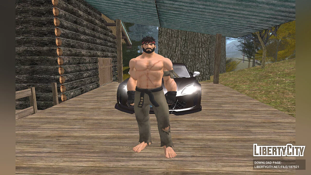 Рю Баттл из Fortnite / GTA San Andreas