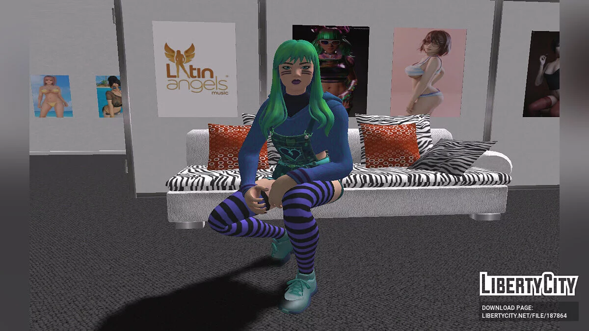 Syd Minty из Fortnite / GTA San Andreas