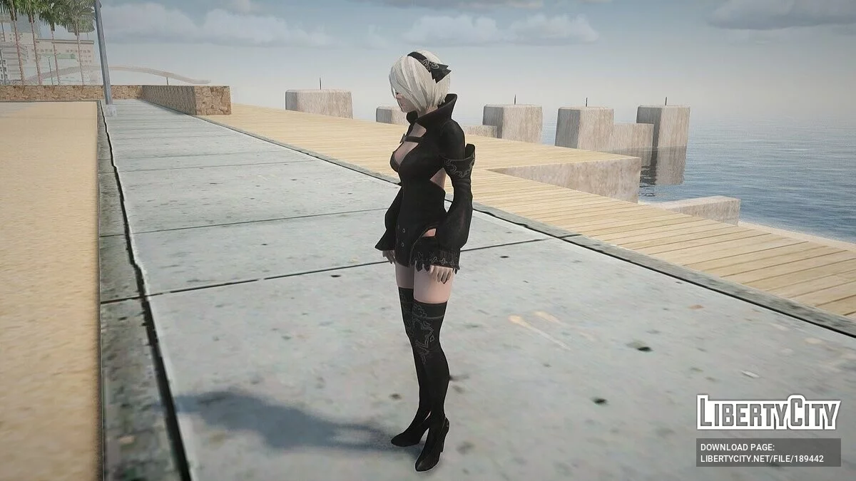 2B Divergent Battler из NieR Reincarnation / GTA San Andreas