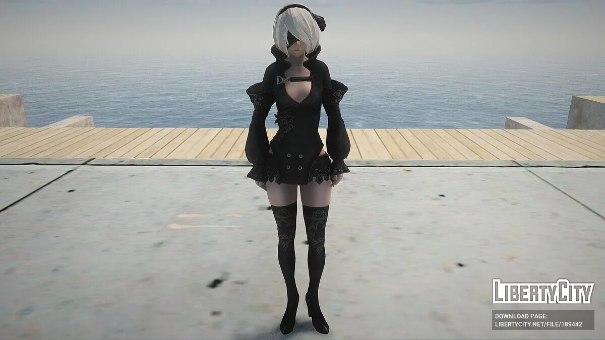 2B Divergent Battler из NieR Reincarnation / GTA San Andreas