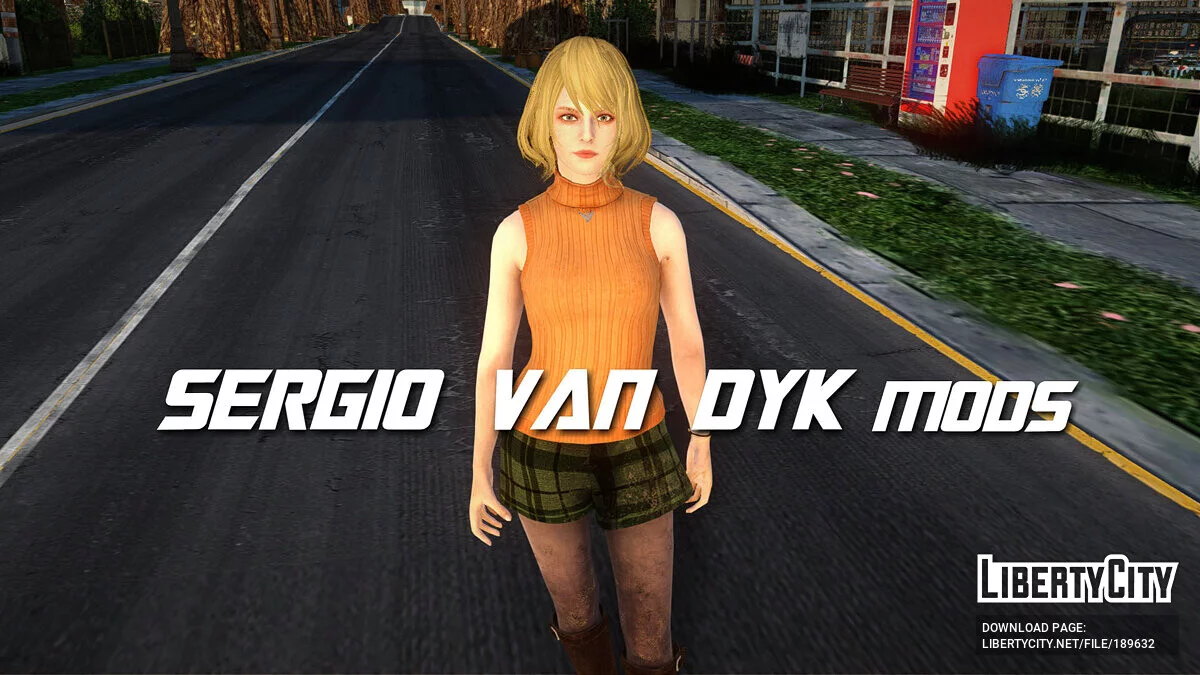 Эшли Грэм из Resident Evil 4 Remake / GTA San Andreas
