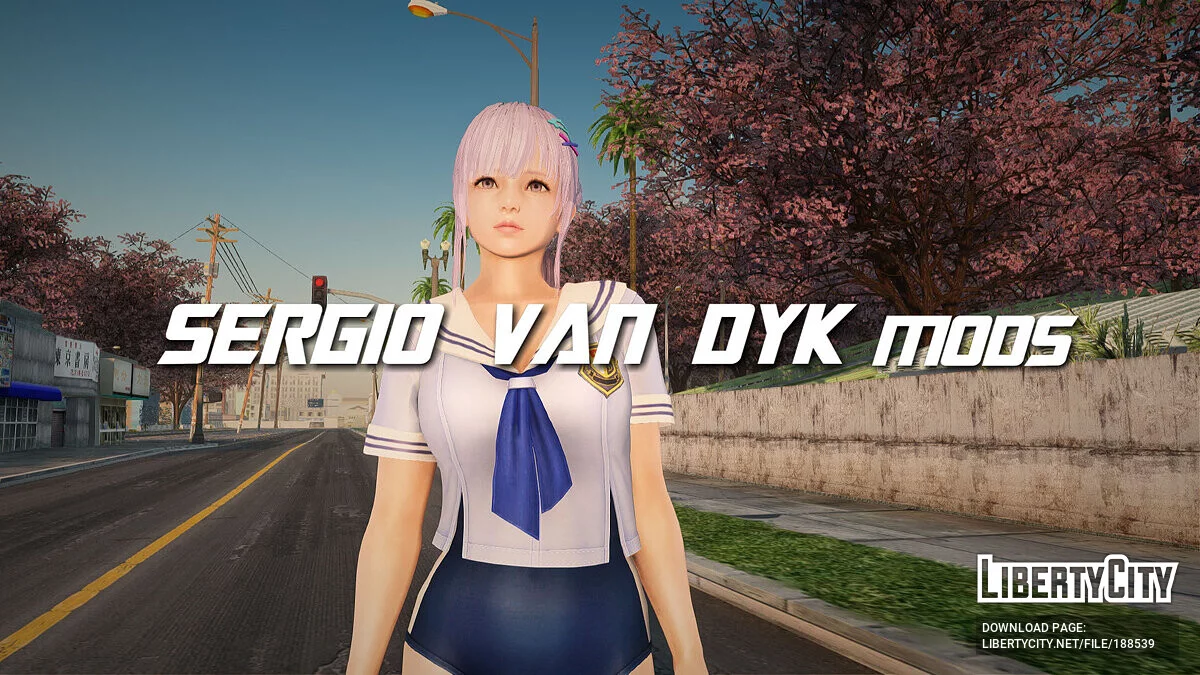 Фиона в школьной форме / GTA San Andreas