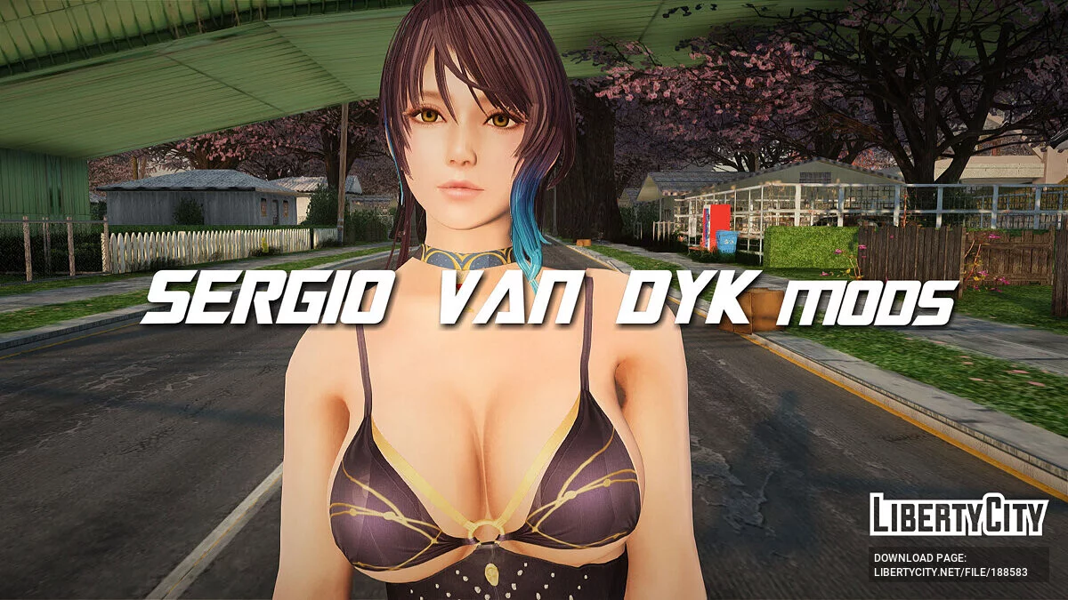 Шэнди в тёмном платье / GTA San Andreas