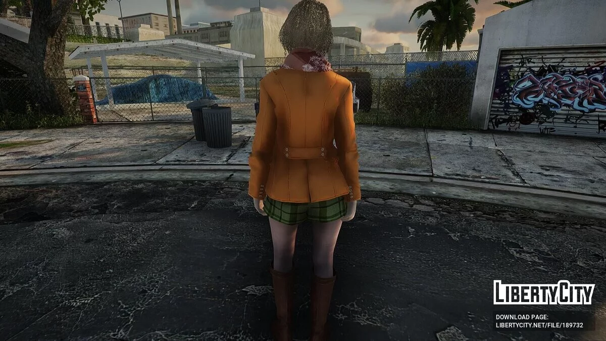 Эшли Грэхэм из Resident Evil 4 Remake / GTA San Andreas