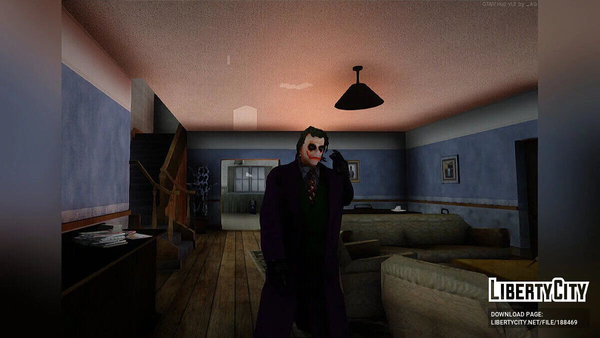 Хит Леджер в роли Джокера / GTA San Andreas