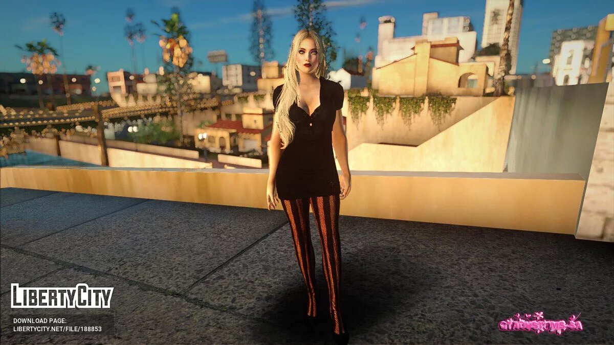 Хелена Дуглас в деловом костюме / GTA San Andreas