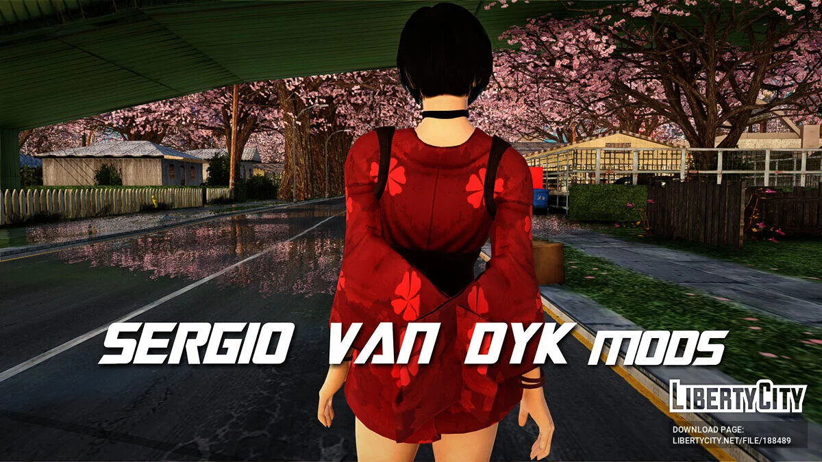 Курэнай в красном платье / GTA San Andreas