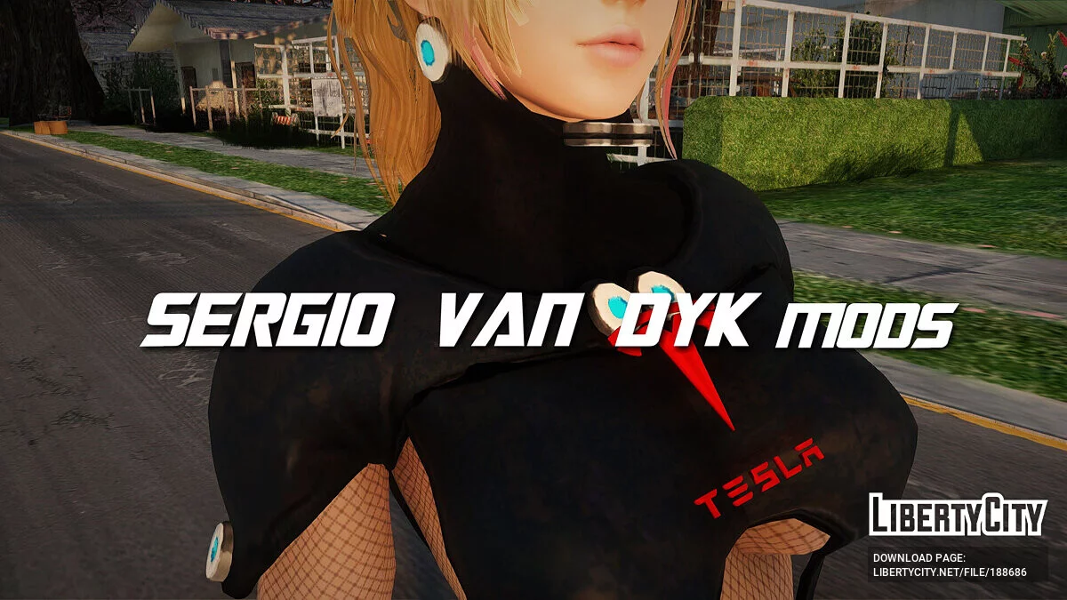 Киборг девушка Tesla / GTA San Andreas