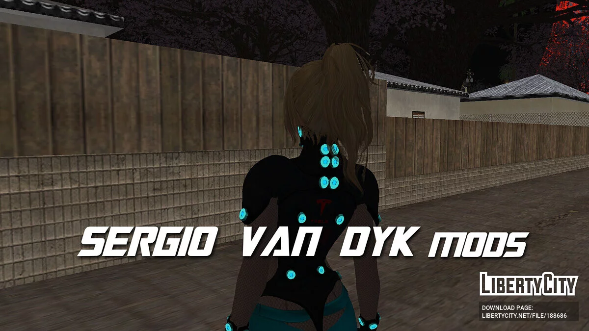 Киборг девушка Tesla / GTA San Andreas