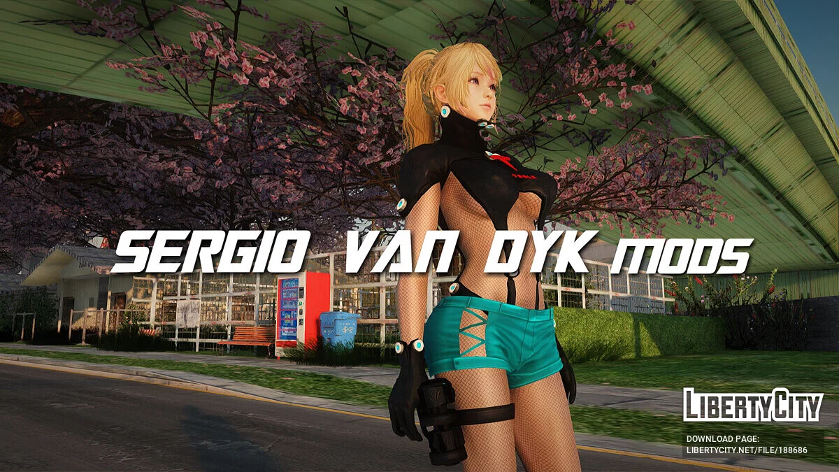 Киборг девушка Tesla / GTA San Andreas
