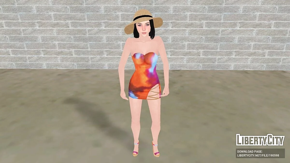 Девушка в платье / GTA San Andreas