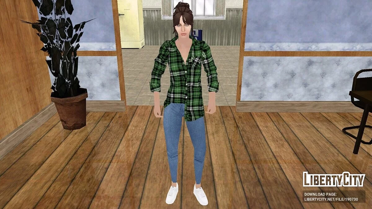 Девушка в повседневной одежде / GTA San Andreas