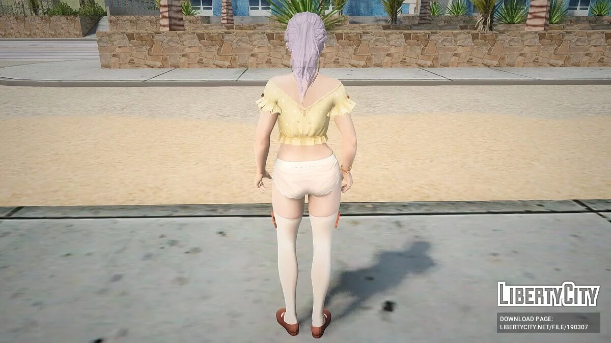 Фиона в сексуальном наряде / GTA San Andreas