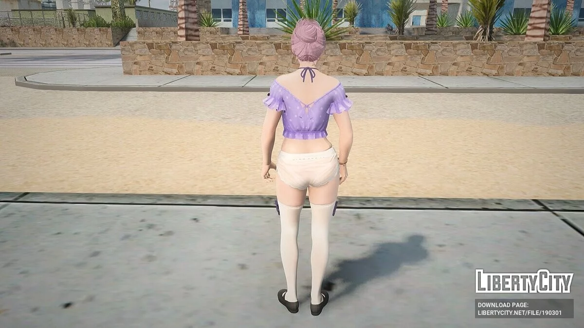 Элиза в сексуальном наряде / GTA San Andreas