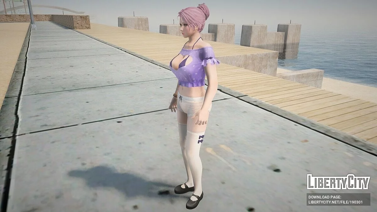 Элиза в сексуальном наряде / GTA San Andreas