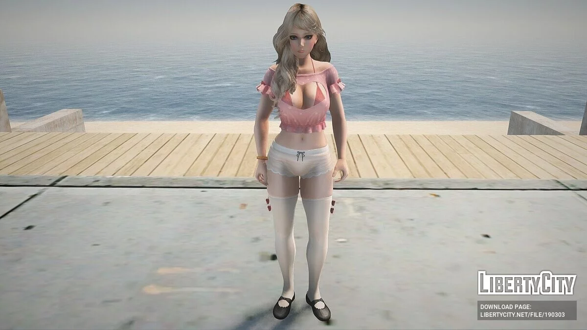 Эми в сексуальном наряде / GTA San Andreas