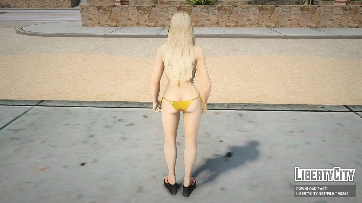 Хелена Дуглас в золотом бикини / GTA San Andreas