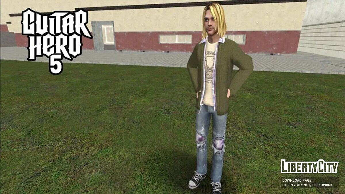 Курт Кобейн из Guitar Hero 5 / GTA San Andreas