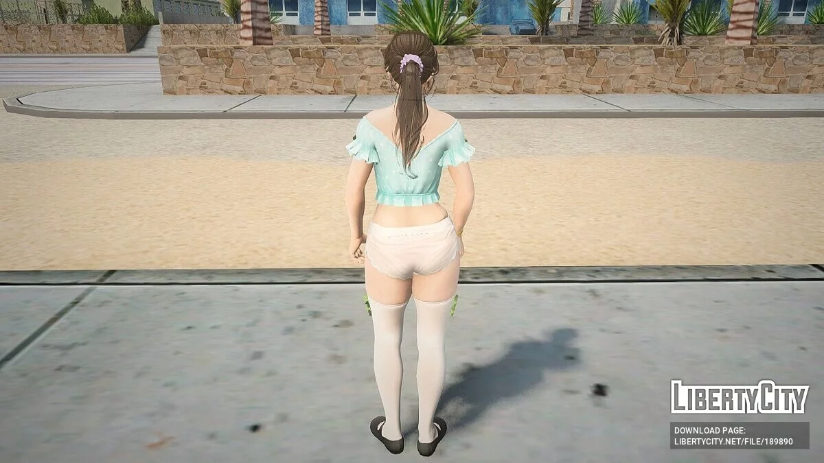 Саюри в сексуальном наряде / GTA San Andreas