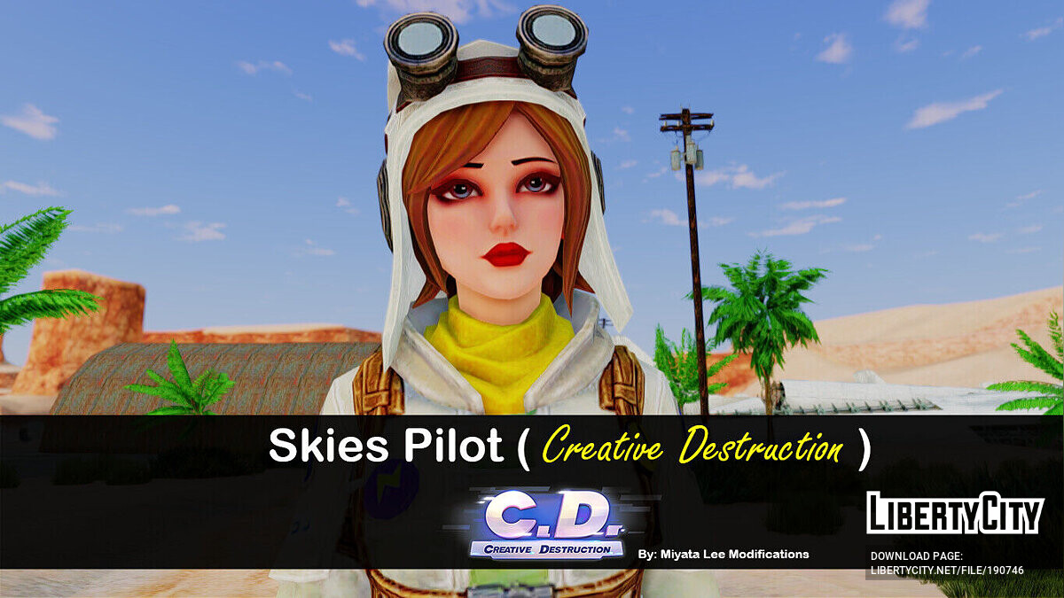 Скачать Skies Pilot Creative Destruction для GTA San Andreas