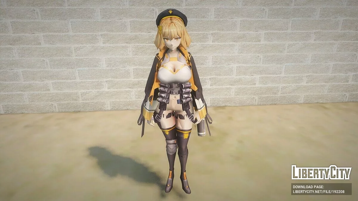 Anis из Nikke: Goddess of Victory / GTA San Andreas