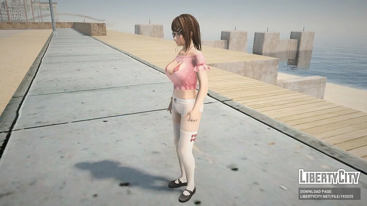 Цукуши в сексуальном наряде / GTA San Andreas