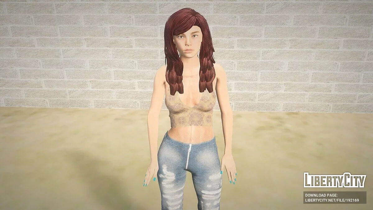 Девушка в повседневной одежде / GTA San Andreas