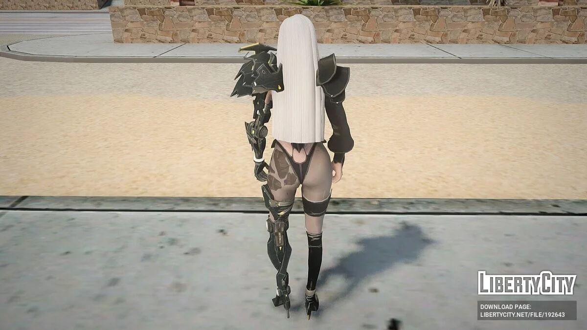 Гейл из Nier: Automata / GTA San Andreas