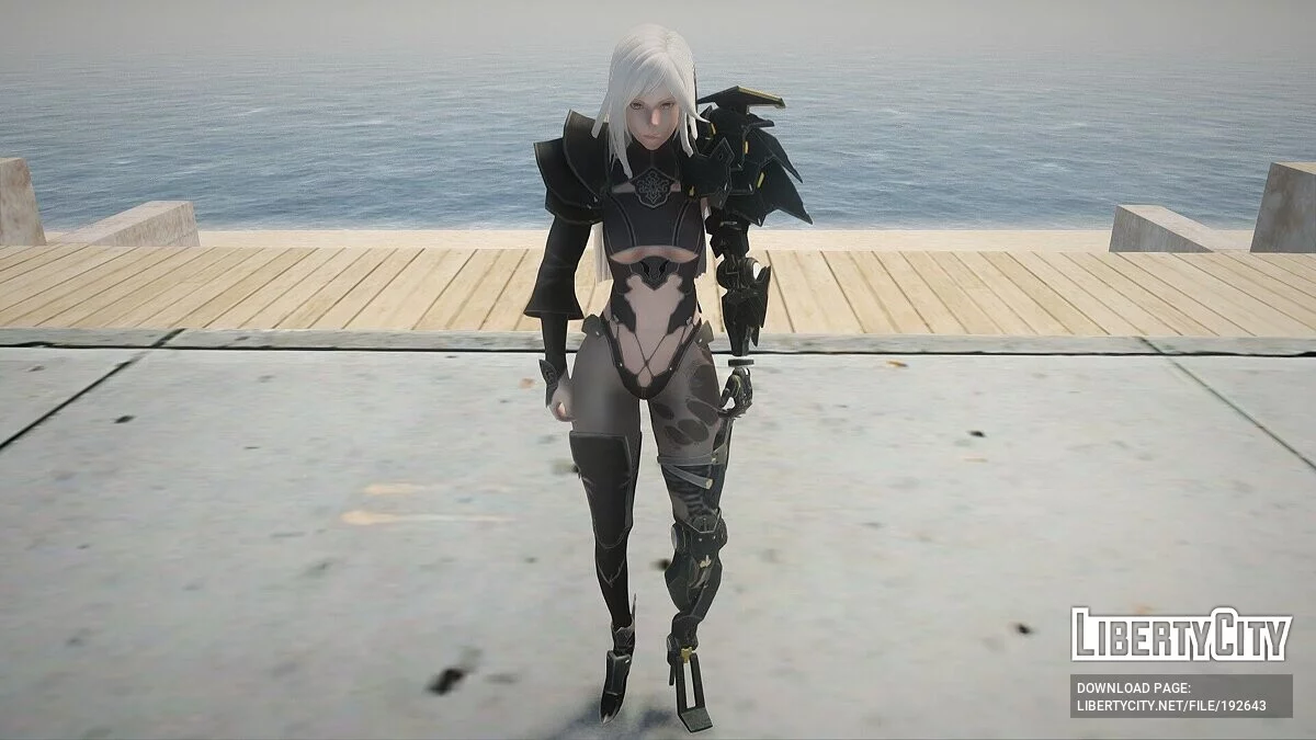 Гейл из Nier: Automata / GTA San Andreas