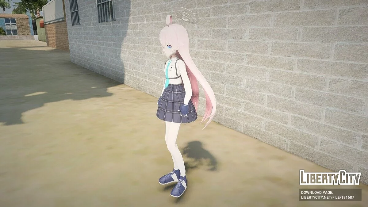 Hoshino Takanashi из Blue Archive / GTA San Andreas