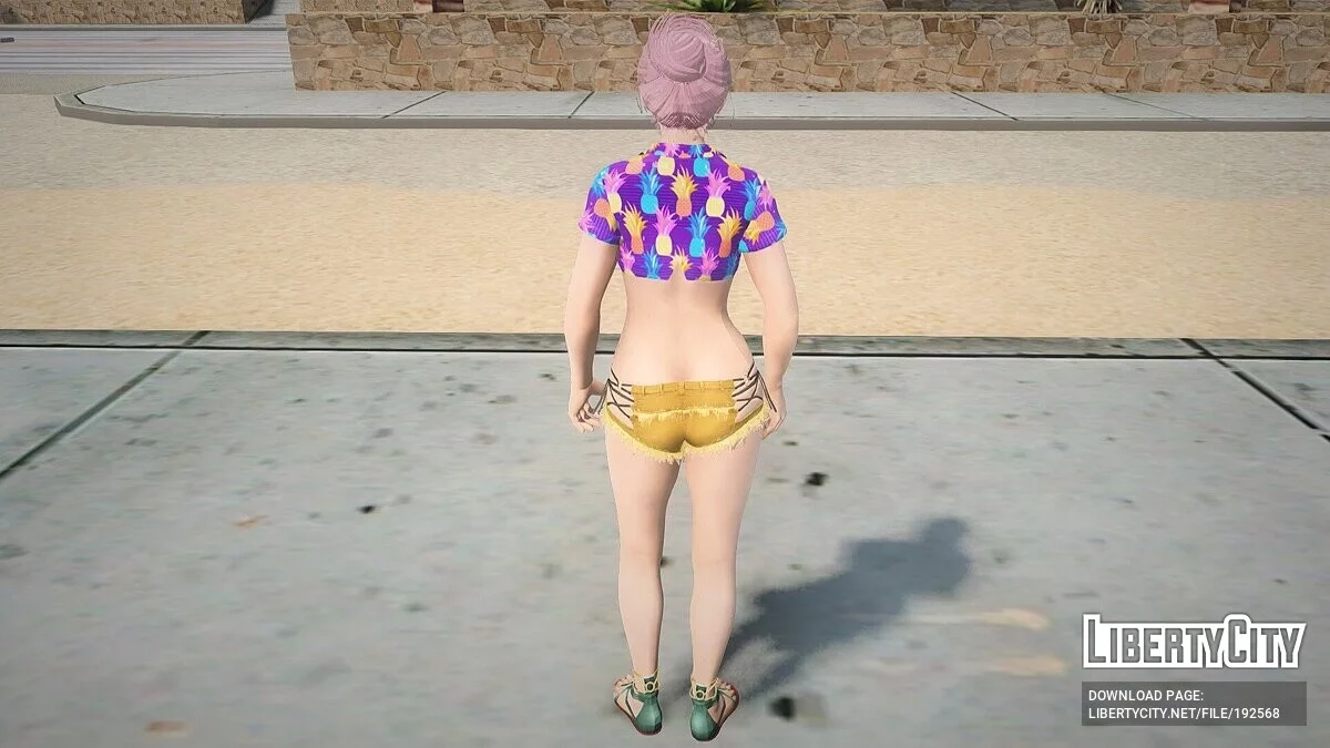 Элиза в сексуальном наряде / GTA San Andreas