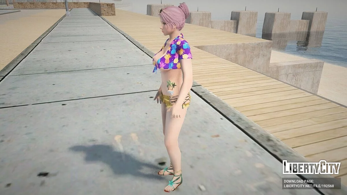Элиза в сексуальном наряде / GTA San Andreas