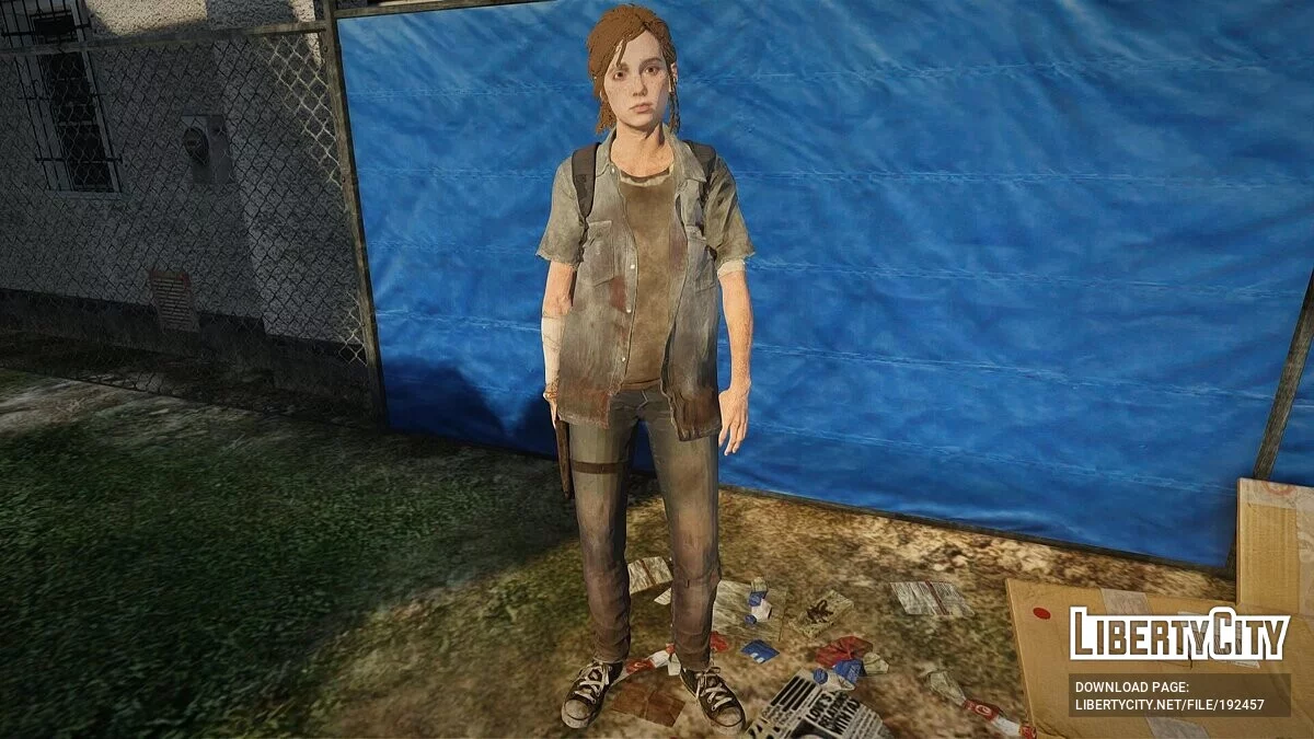 Элли из The Last Of Us 2 / GTA San Andreas