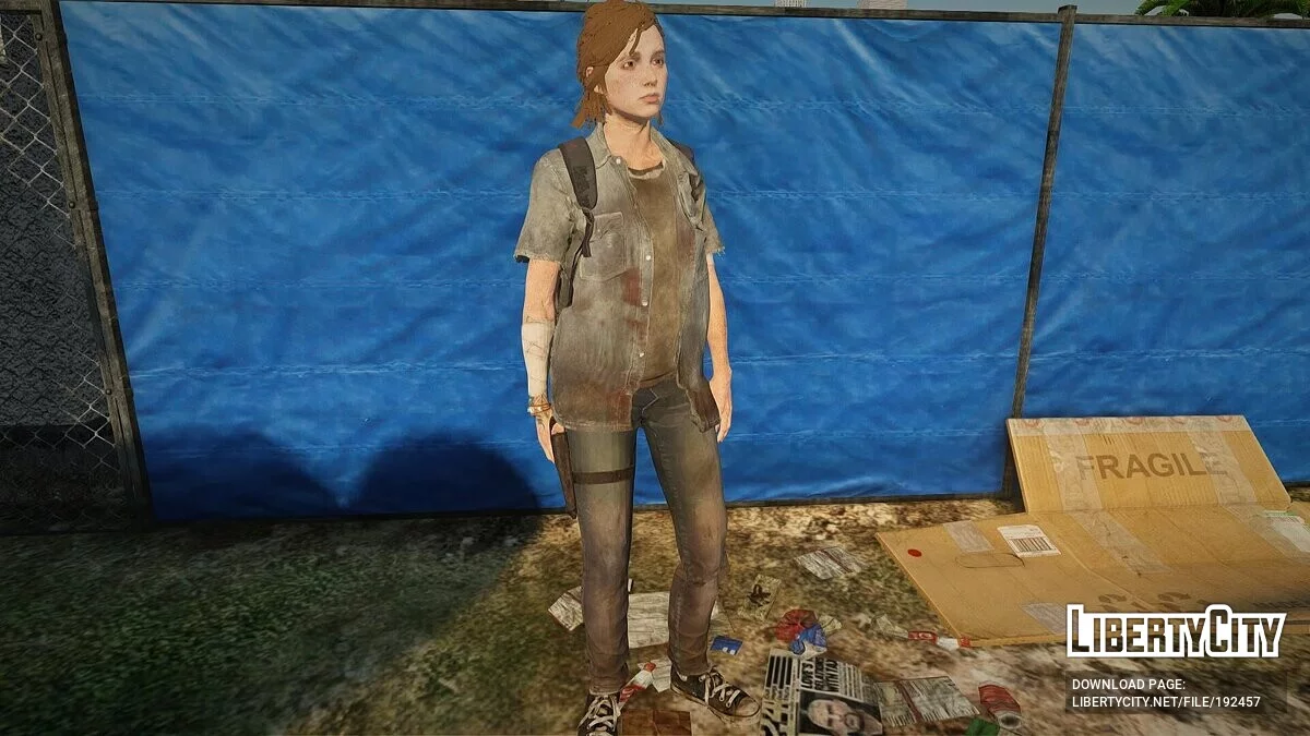 Элли из The Last Of Us 2 / GTA San Andreas