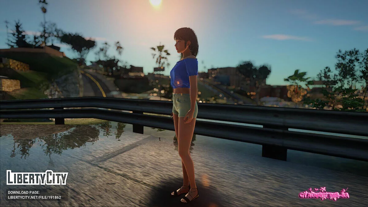 Юань в джинсовых шортах / GTA San Andreas