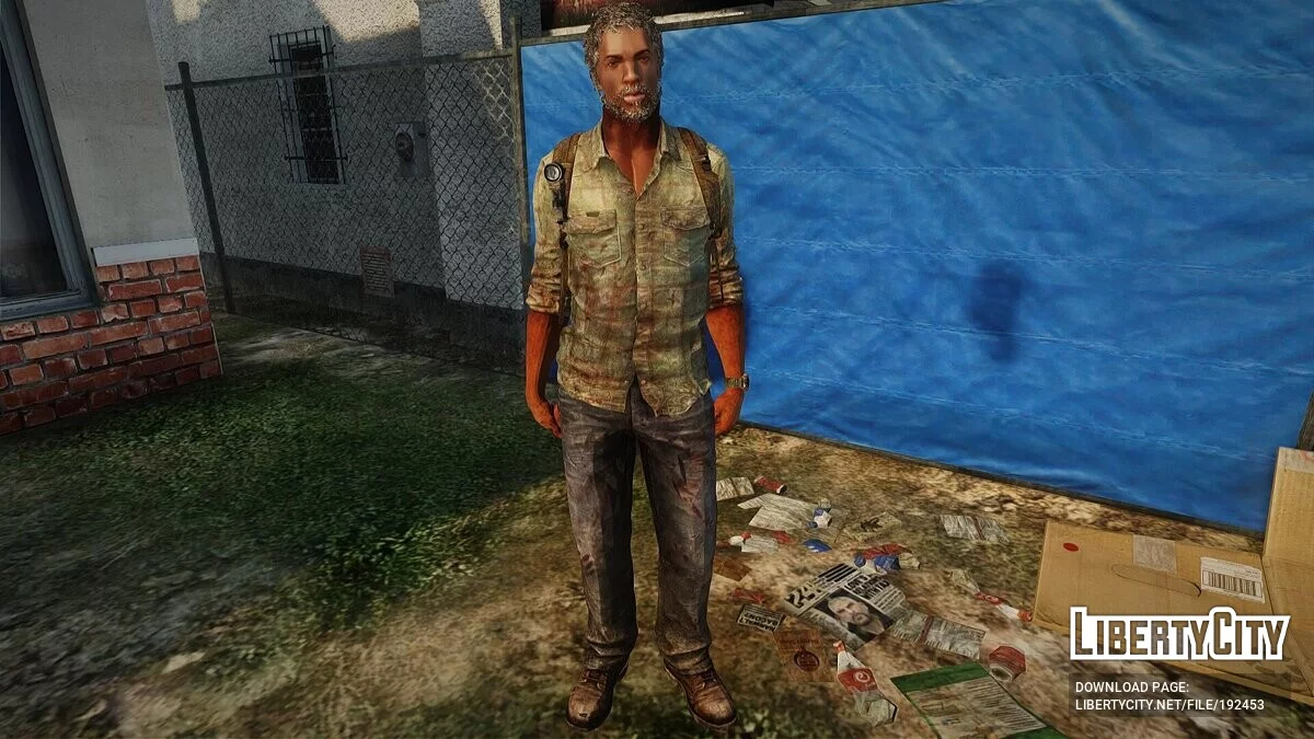Карл Джонсон HD (Стиль Джоэла из The Last Of Us 2) / GTA San Andreas