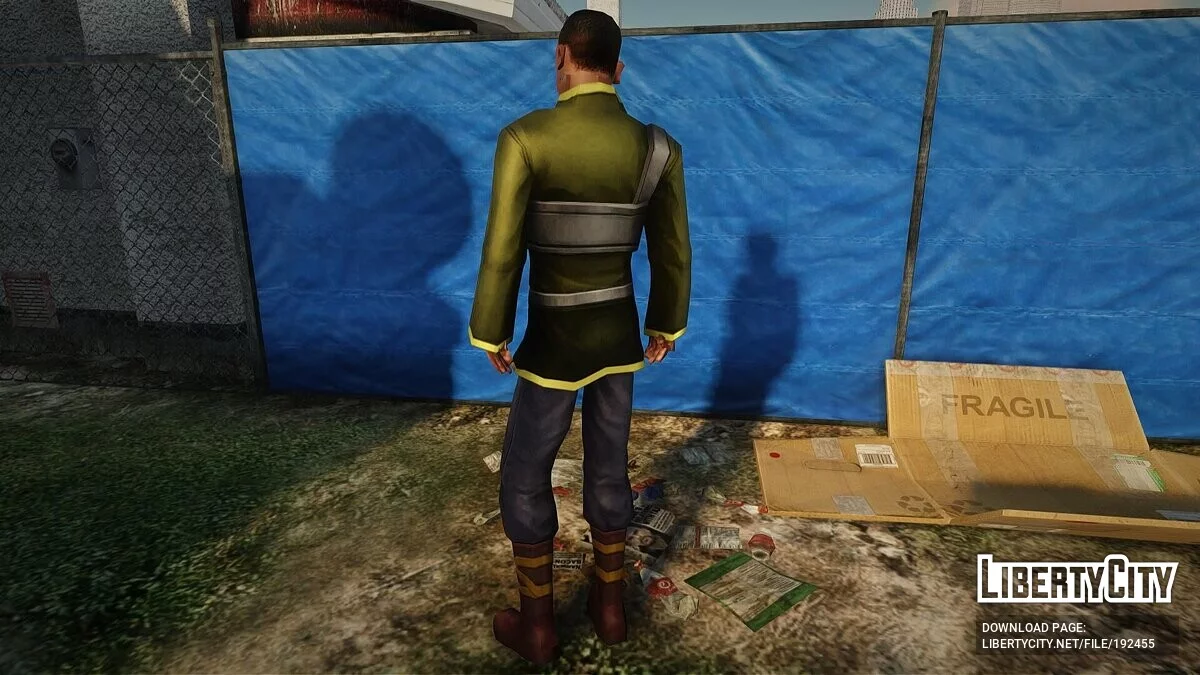 Карл Джонсон в наряде из Sword Art Online Newbie / GTA San Andreas