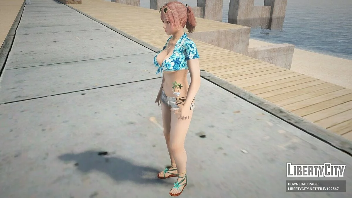 Хонока в сексуальном наряде / GTA San Andreas