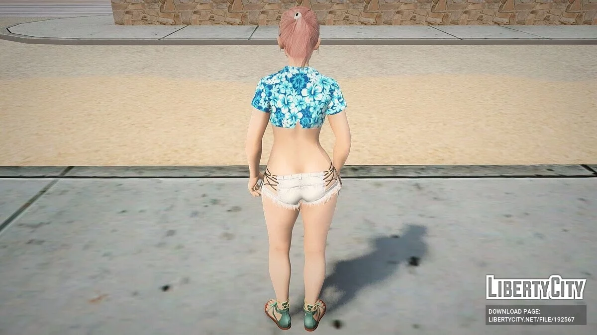 Хонока в сексуальном наряде / GTA San Andreas