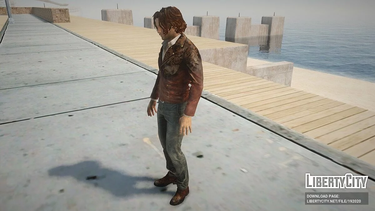 Луис Серра из Resident Evil 4 Remake / GTA San Andreas