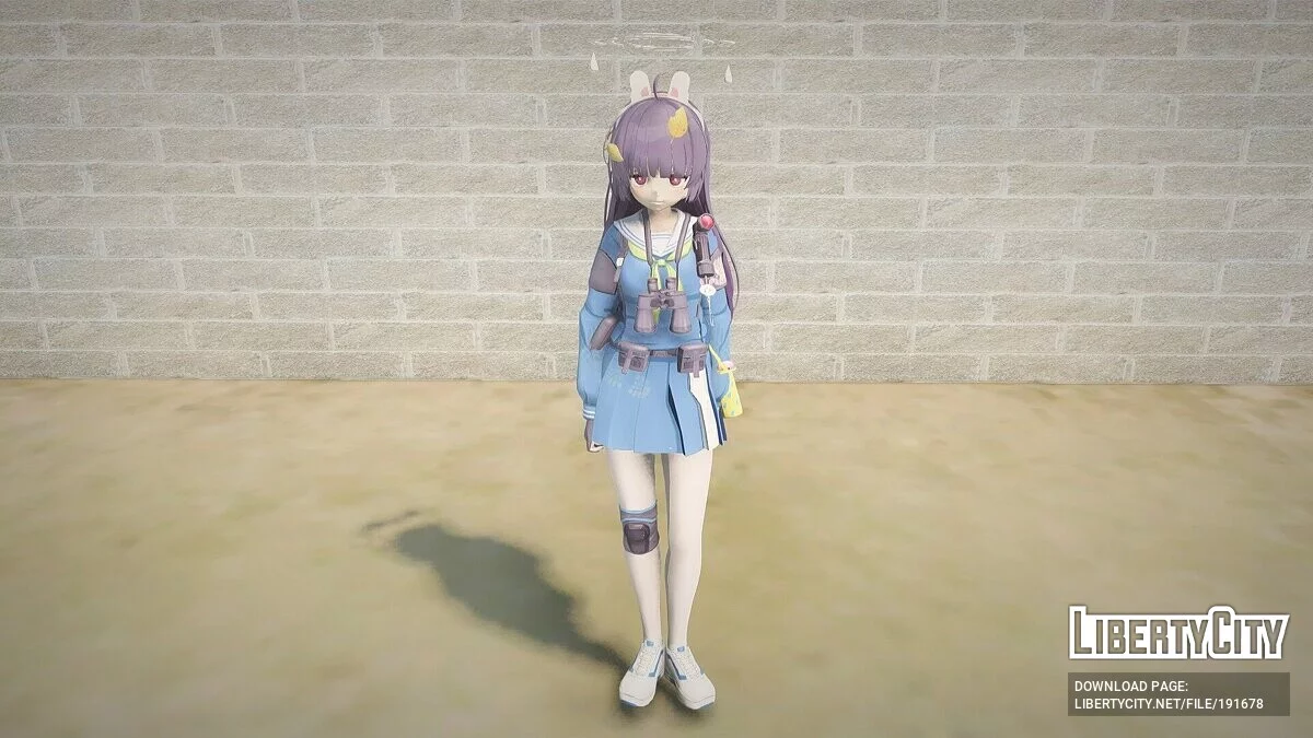 Miyu Kasumizawa из Blue Archive / GTA San Andreas
