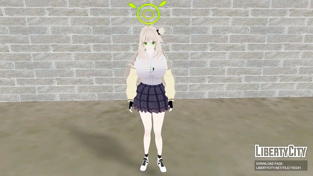 Nonomi Izayoi из Blue Archive / GTA San Andreas