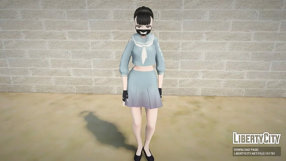 Sukeban (SMG) из Blue Archive / GTA San Andreas