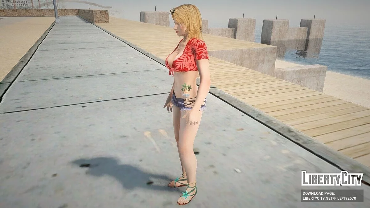 Тина Армстронг в сексуальном наряде / GTA San Andreas