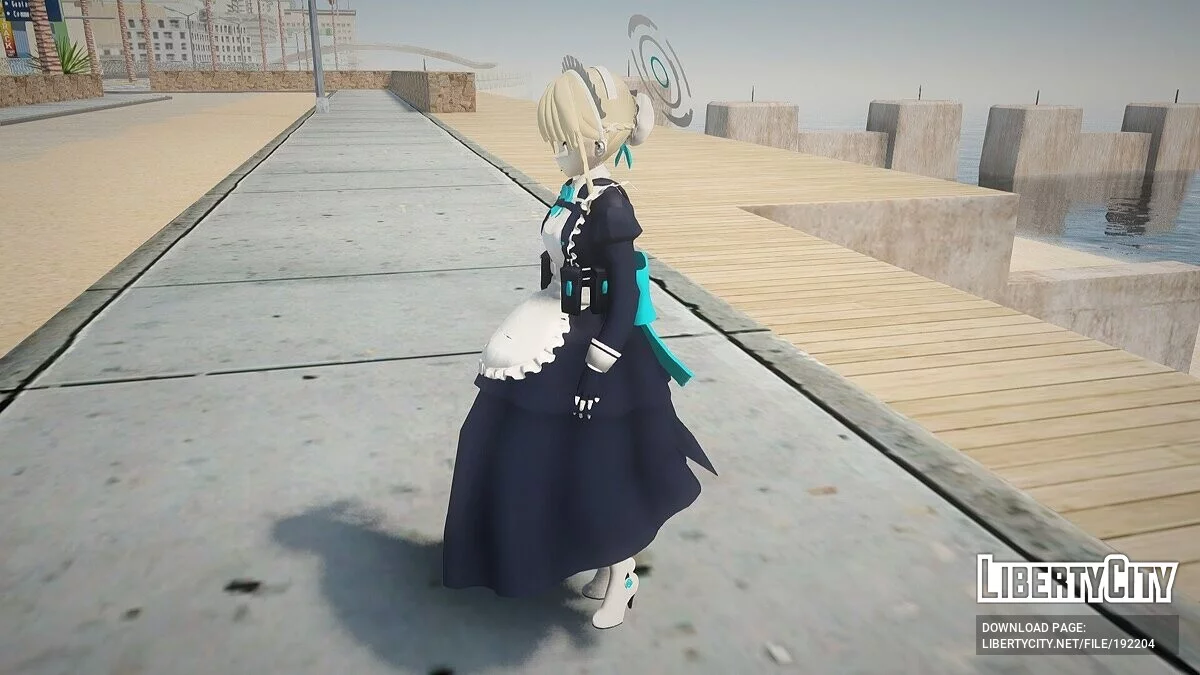 Toki Asuma из Blue Archive / GTA San Andreas