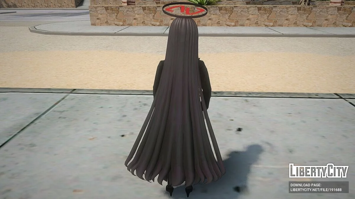 Tsukatsuki Rio из Blue Archive / GTA San Andreas