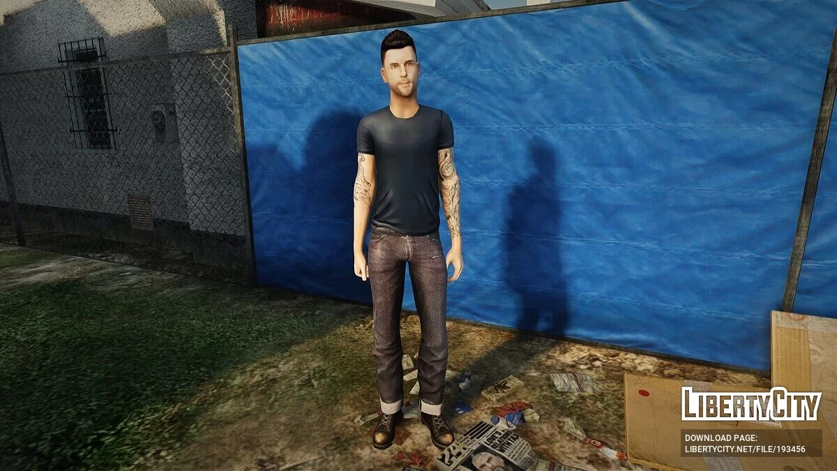 Адам Левин (Maroon 5) из Band Hero / GTA San Andreas