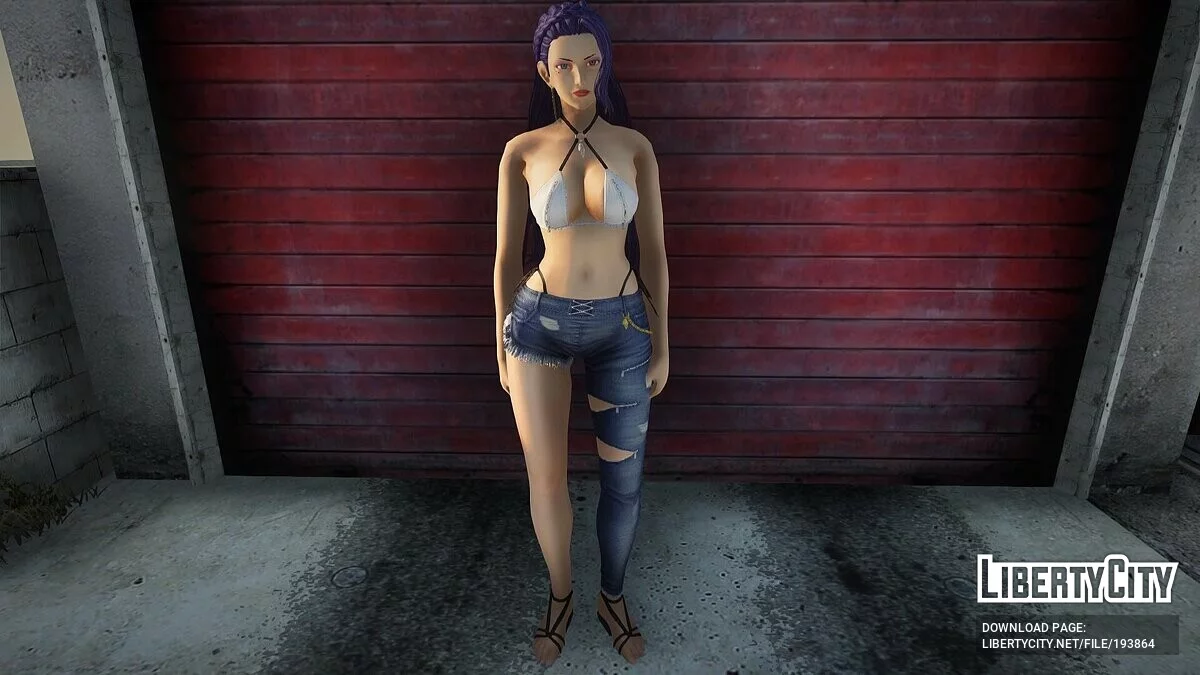 Девушка в сексуальном наряде / GTA San Andreas