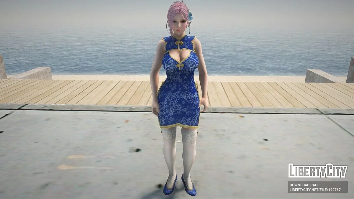 Элиза в платье / GTA San Andreas